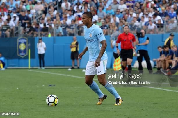 Manchester City defender Danilo in the game between Manchester City and Tottenham Hotspur. Manchester City defeated Tottenham by the score of 3-0....