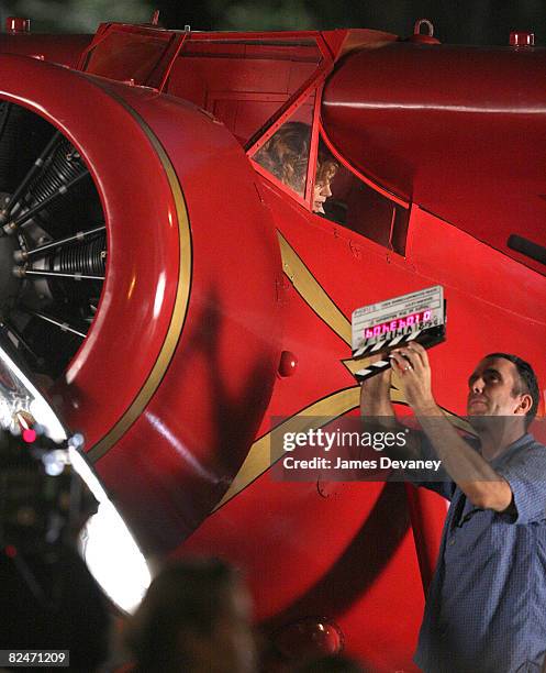 Actress Amy Adams on location for "Night at the Museum 2: Battle of the Smithsonian" at the Natural Museum of History on August 18, 2008 in New York...