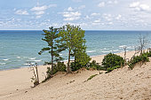 Sand Dunes on Lake Michigan