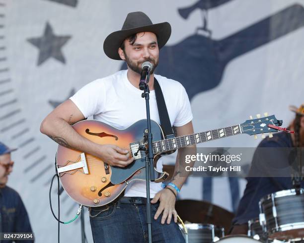 Shakey Graves performs during the 2017 Newport Folk Festival at Fort Adams State Park on July 30, 2017 in Newport, Rhode Island.