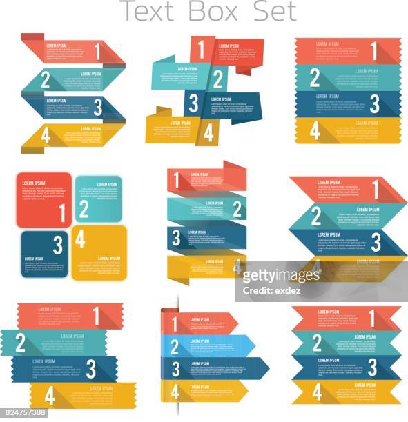 text box set - liso stock illustrations