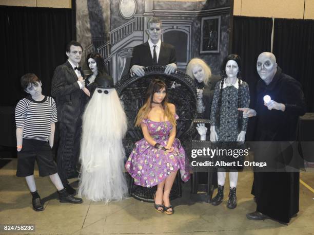 Actress/cosplayer Kasey Poteet attends Day Two of Midsummer Scream Halloween Festival held at Long Beach Convention Center on July 30, 2017 in Long...