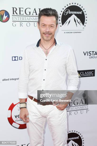 Actor Massi Furlan attends the 7th Annual Variety - The Children's Charity Of Southern California Texas Hold 'Em Poker Tournament at Paramount...