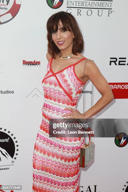 Jessica Ross attends the 7th Annual Variety - The Children's Charity Of Southern California Texas Hold 'Em Poker Tournament at Paramount Pictures on...