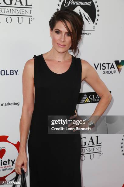 Actor Tiffany Michelle attends the 7th Annual Variety - The Children's Charity Of Southern California Texas Hold 'Em Poker Tournament at Paramount...