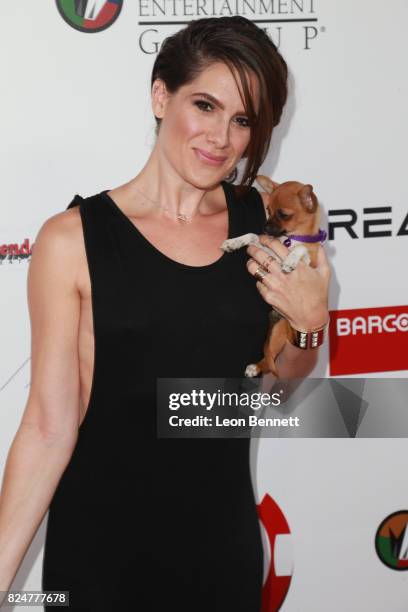 Actor Tiffany Michelle attends the 7th Annual Variety - The Children's Charity Of Southern California Texas Hold 'Em Poker Tournament at Paramount...