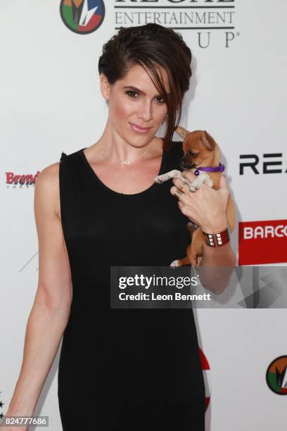 Actor Tiffany Michelle attends the 7th Annual Variety - The Children's Charity Of Southern California Texas Hold 'Em Poker Tournament at Paramount...