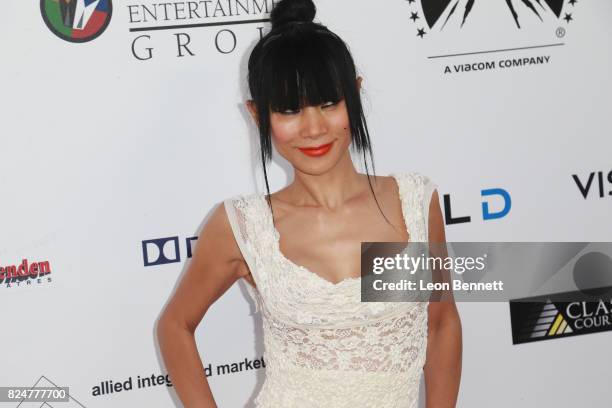 Actor Bai Ling attends the 7th Annual Variety - The Children's Charity Of Southern California Texas Hold 'Em Poker Tournament at Paramount Pictures...