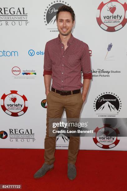 Producer Micah Stuart attends 7th Annual Variety - The Children's Charity Of Southern California Texas Hold 'Em Poker Tournament at Paramount...