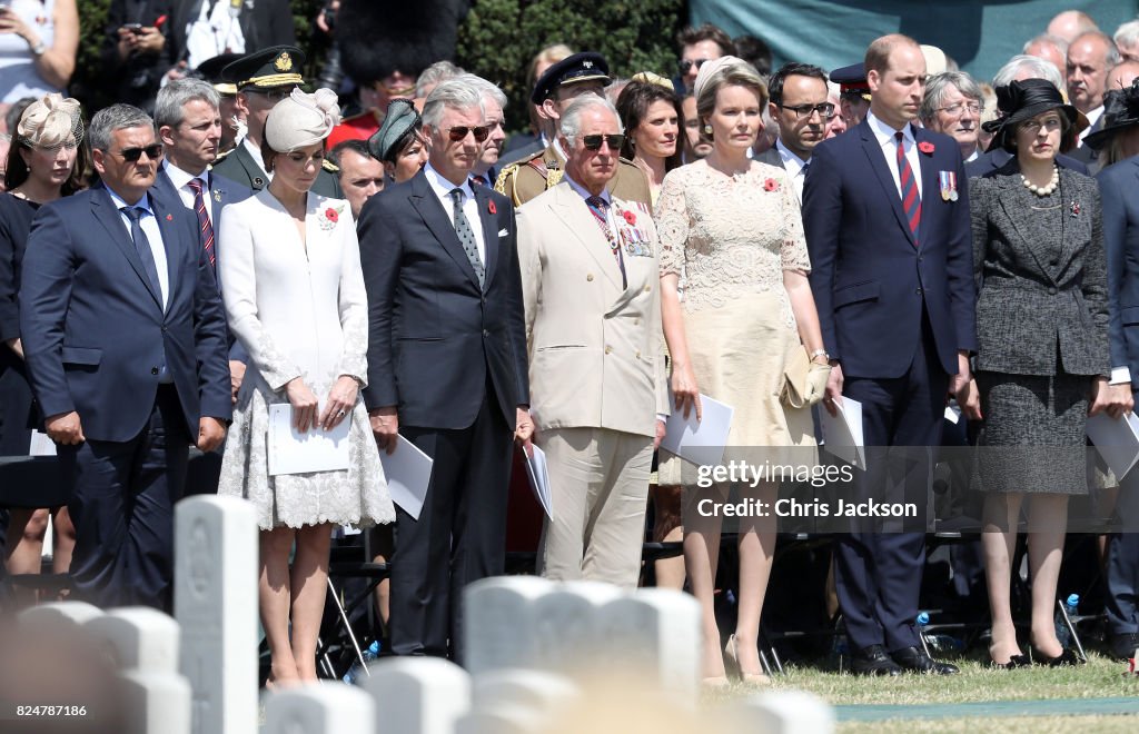 Members Of The Royal Family Attend The Passchendaele Commemorations In Belgium