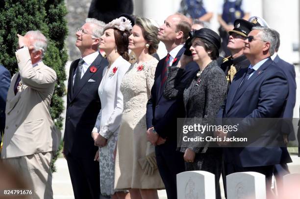 Prince Charles, Prince of Wales, King Philippe of Belgium, Catherine, Duchess of Cambridge, Queen Mathilde of Belgium, Prince William, Duke of...