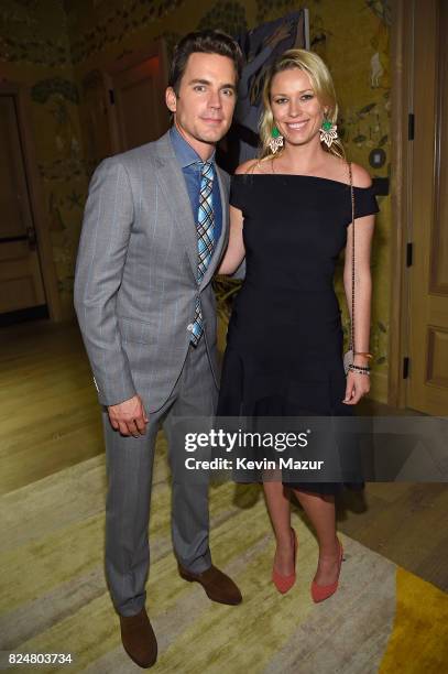 Actors Matt Bomer and Kiera Chaplin attend The Last Tycoon New York Special Screening & VIP Reception at the Whitby Hotel on July 25, 2017 in New...