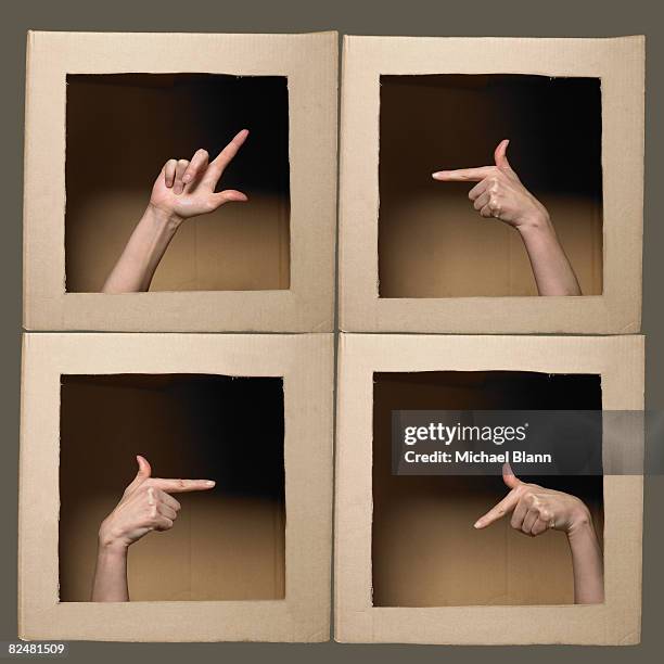 Cardboard Box Hands Front Photos and Premium High Res Pictures - Getty ...