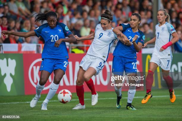 Kadidiatou Diani of France women, Jodie Taylor of England women, Sakina Karchaoui of France women, Jordan Nobbs of England women during the UEFA...