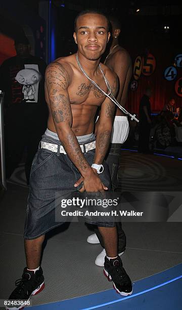 Bow Wow attends the taping of the 2,000th episode of "106 & Park" at the BET studios on August 19, 2008 in New York City.