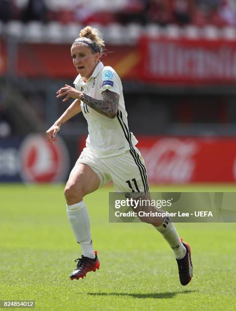 Anja Mittag of Germany in action during the UEFA Women's Euro 2017 Quarter Final match between Germany and Denmark at Sparta Stadion on July 29, 2017...