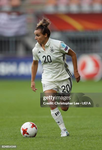 Lina Magull of Germany in action during the UEFA Women's Euro 2017 Quarter Final match between Germany and Denmark at Sparta Stadion on July 29, 2017...