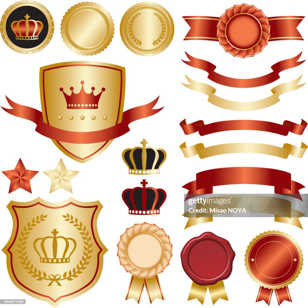 Sample Set Emblems Set Of Emblems High-Res Vector Graphic - Getty Images