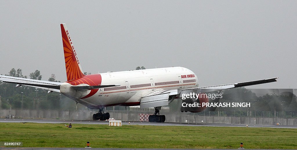 A special flight by an Air India Boeing