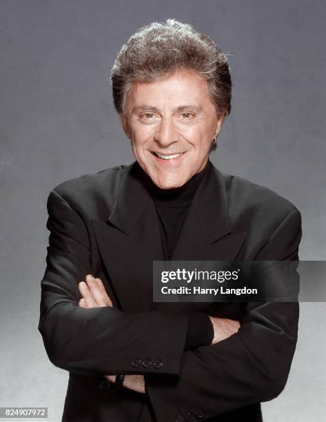 Singer Frankie Valli poses for a portrait in 1997 in Los Angeles, California.