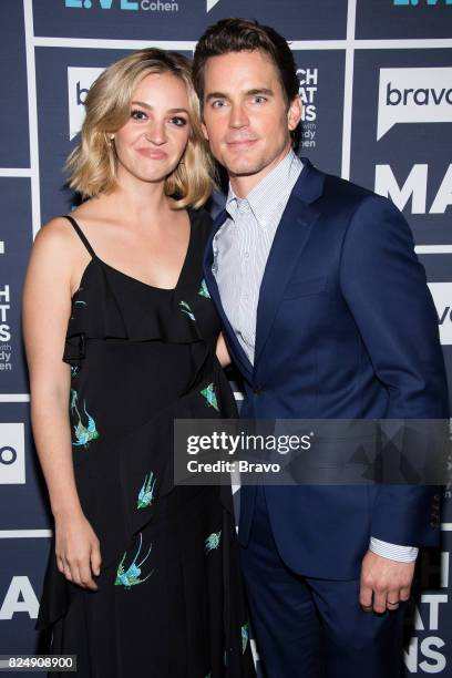 Pictured : Abby Elliott and Matt Bomer --