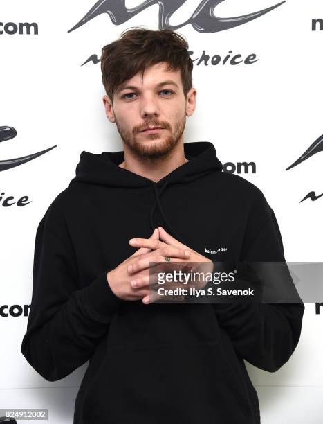 Musician Louis Tomlinson visits Music Choice on July 31, 2017 in New York City.