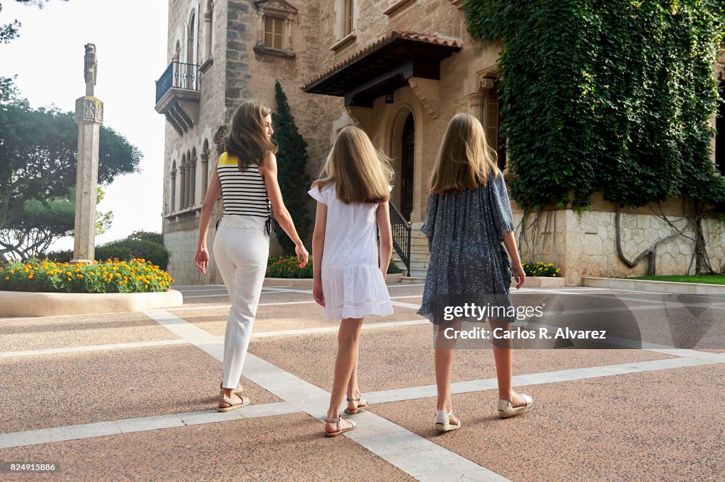 Spanish Royals Summer Photocall In Palma de Mallorca