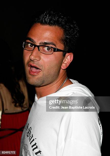 Poker player Antonio Esfandiari sighting on August 20, 2008 in West Hollywood, California.