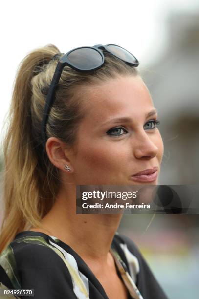 Marion Rousse during the Criterium de Longjumeau on July 31, 2017 in Longjumeau, France.