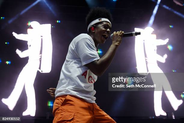 Brick performs during KS 107.5 Summer Jam at Fiddler's Green Amphitheater on July 28 in Englewood, Colorado.