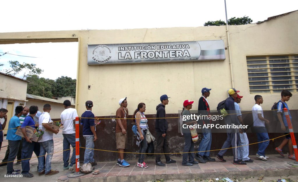 COLOMBIA-VENEZUELA-CRISIS-REFUGEES