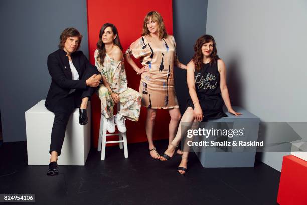 Carolyn Taylor, Meredith MacNeill, Jennifer Whalen and Aurora Browne of IFC's 'Baroness Von Sketch Show' pose for a portrait during the 2017 Summer...
