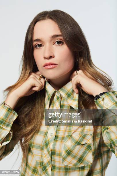 Actor Alice Englert of SundanceTV's 'Top of the Lake: China Girl' poses for a portrait during the 2017 Summer Television Critics Association Press...