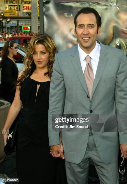 Lisa Marie Presley Nicolas Cage Photos And Premium High Res Pictures