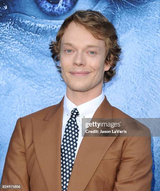 Actor Alfie Allen attends the season 7 premiere of "Game Of Thrones" at Walt Disney Concert Hall on July 12, 2017 in Los Angeles, California.