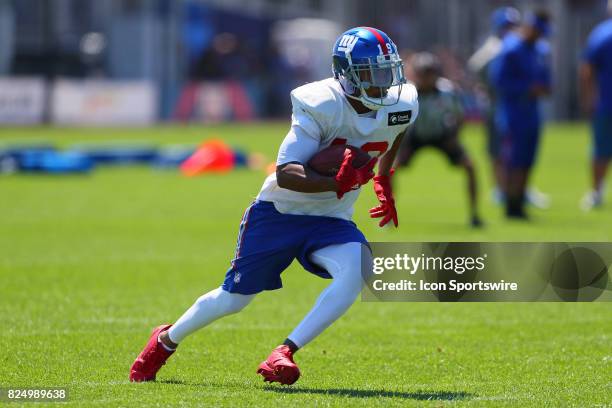 New York Giants wide receiver Travis Rudolph during 2017 New York Giants Training Camp on July 30 at Quest Diagnostics Center in East Rutherford, NJ.