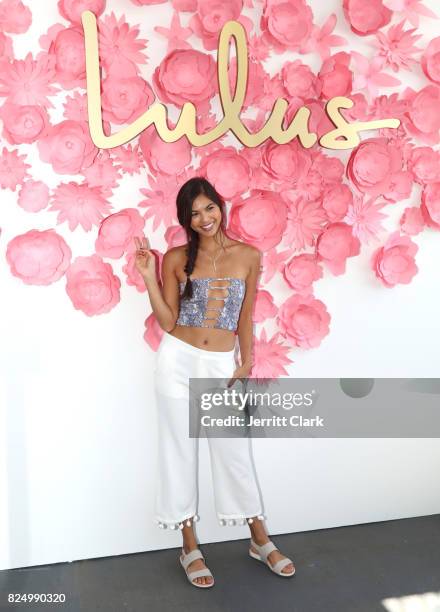 Amanda Li-Paige attends Lulus.com Style Society Event on July 29, 2017 in West Hollywood, California.