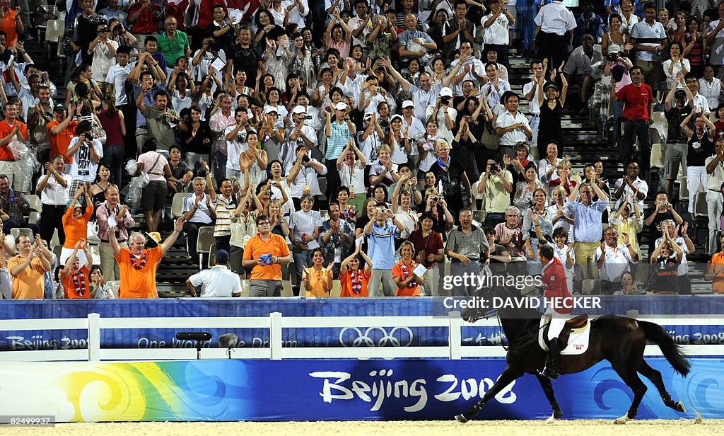 Eric Lamaze of Canada, riding "Hickstead