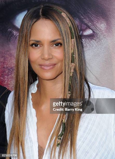 Actress Halle Berry attends the Premiere of Aviron Pictures' 'Kidnap' at ArcLight Hollywood on July 31, 2017 in Hollywood, California.