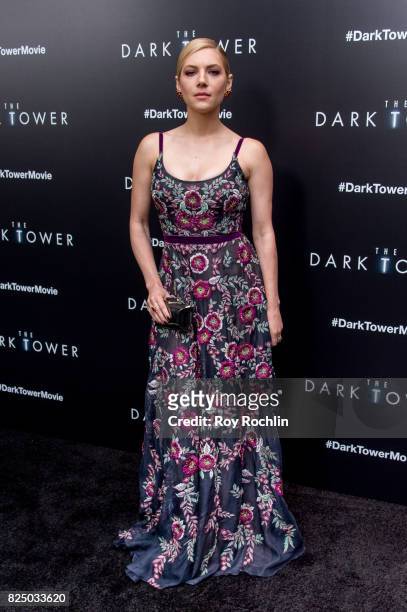 Katheryn Winnick attends "The Dark Tower" New York premiere on July 31, 2017 in New York City.