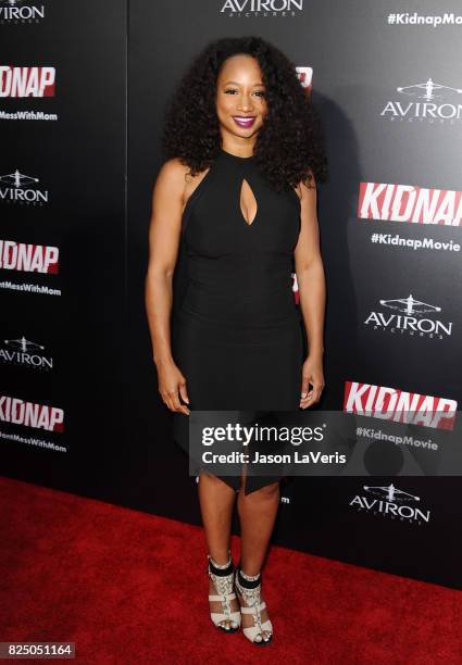 Actress Monique Coleman attends the premiere of "Kidnap" at ArcLight Hollywood on July 31, 2017 in Hollywood, California.