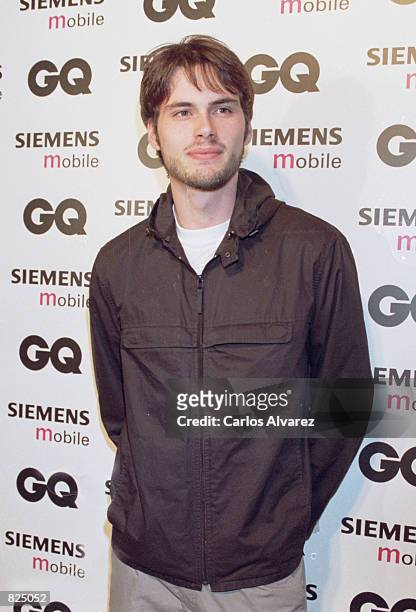 Spanish actor Roberto Ollas attends the Spring/Summer 2001 GQ fashion show party May 7, 2001 in Madrid, Spain.
