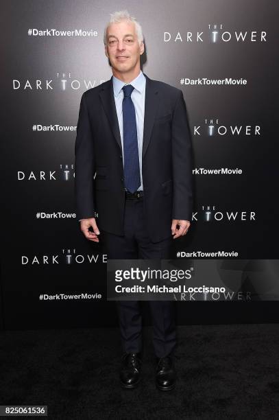 Writer and Executive Producer Jeff Pinkner attends 'The Dark Tower' New York Premiere on July 31, 2017 in New York City.