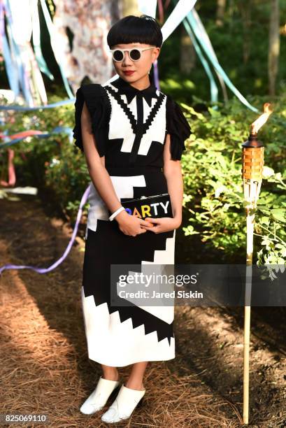 Jia Jia attendS The 24th Annual Watermill Center Summer Benefit & Auction at The Watermill Center on July 29, 2017 in Water Mill, New York.