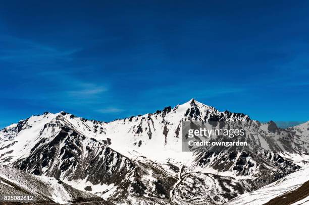 view of tien shan mountains,xinjiang,china - tien shan mountains stock pictures, royalty-free photos & images