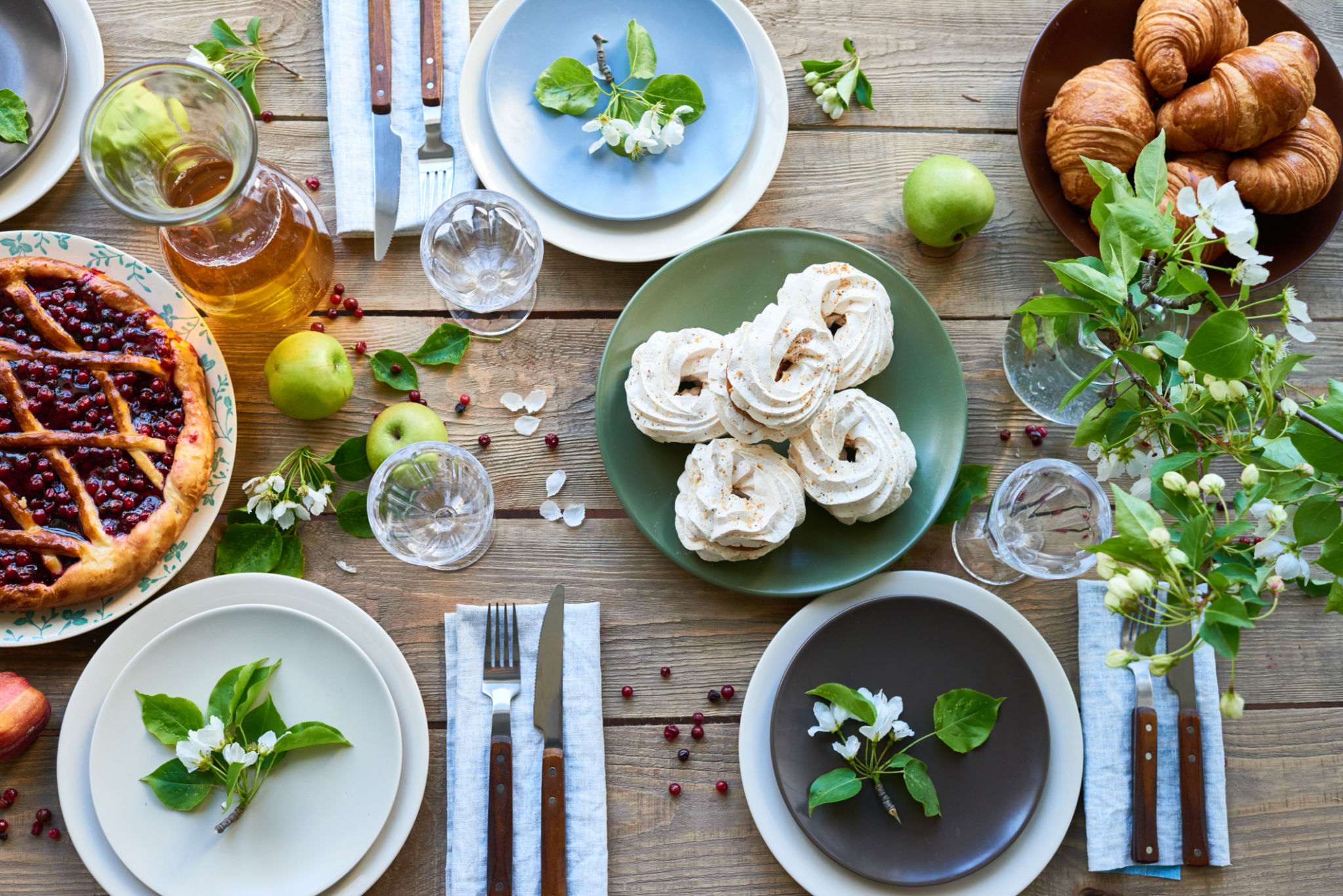 southern brunch setting