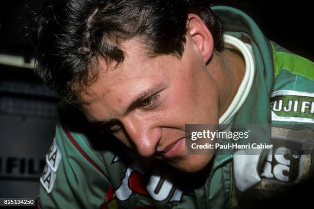 Michael Schumacher, Grand Prix of Belgium, Spa Francorchamps, 25 August 1991. First Formula One race for Michael Schumacher.