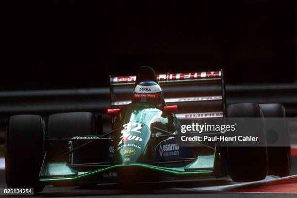 Michael Schumacher, Jordan-Ford 191, Grand Prix of Belgium, Spa Francorchamps, 25 August 1991. First Formula One race for Michael Schumacher.