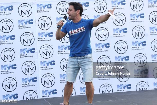 Tommy Bracco attends the 2017 Broadway In The Boros - "Newsies" at Williamsbridge Oval on July 31, 2017 in New York City.