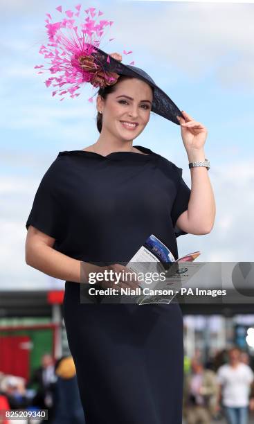 Television presenter Grainne Seoige during day two of the Galway Summer Festival at Galway Racecourse.